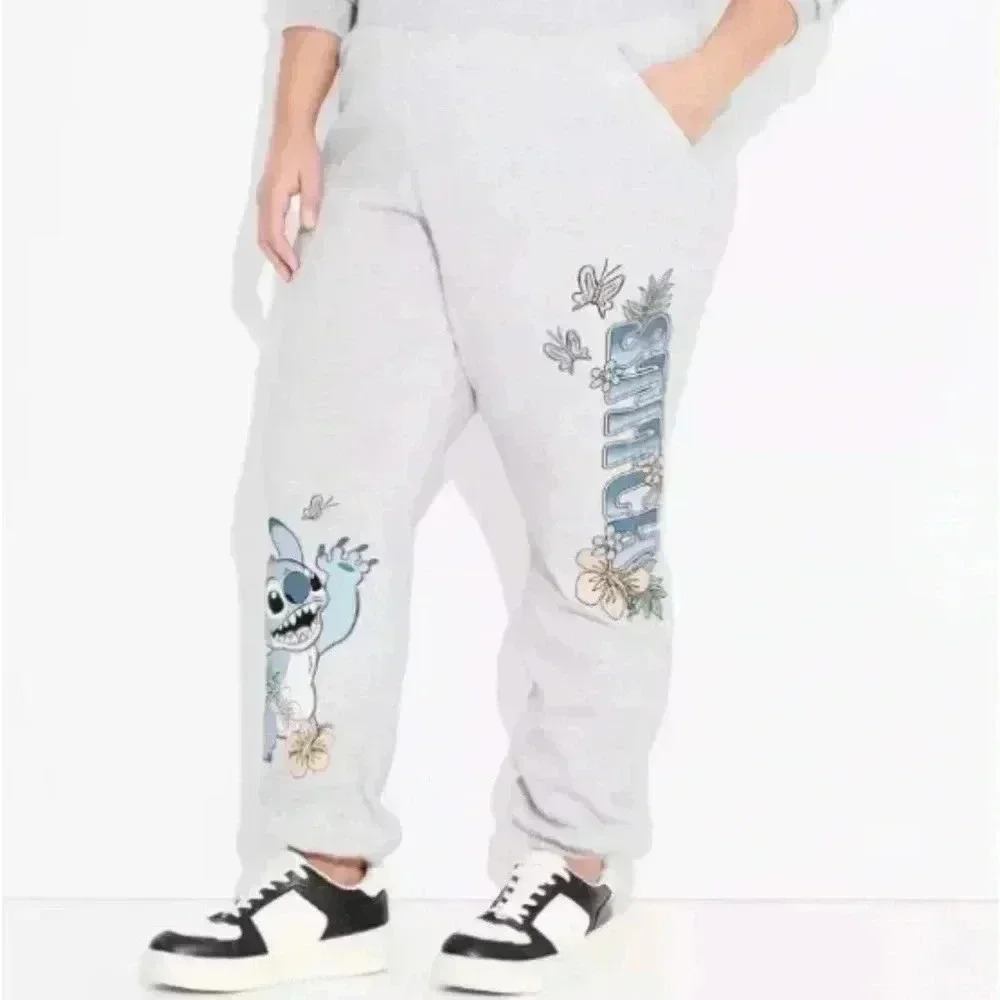 Disney Gray Stitch Joggers
